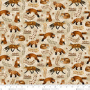 Hello Pumpkin 1885-33 Beige Fabric