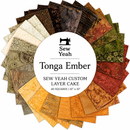 Presale Tonga Ember Full 40 piece Custom Layer Cake (10" Squares)