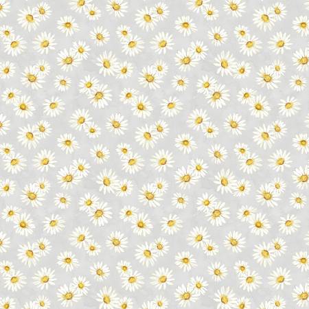 Zest For Life Daisy Toss Gray Yardage