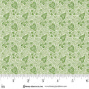Santa's Coming to Town 1976-06 Cream/Green Fabric