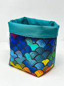 Tub Totes - Rainbow Scale Pattern