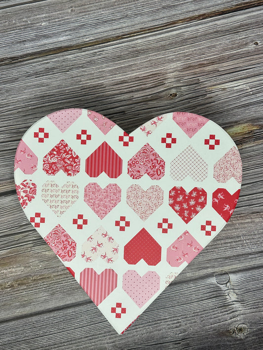 Letters to Cupid Heartwarming Quilt Kit 52" x 52"