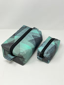Boxy Bag Set Turquoise Twister