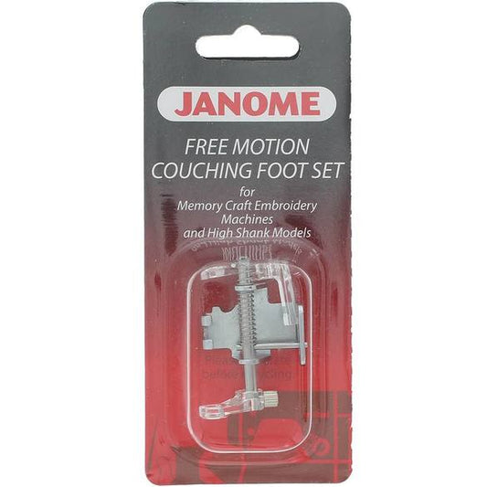 Janome Free Motion Couching Foot - High Shank