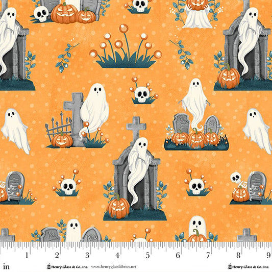Ghosts in the Graveyard 2024G-33 Orange Fabric