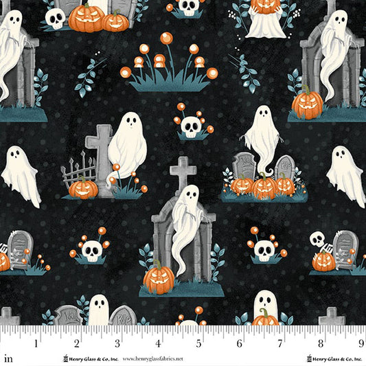 Ghosts in the Graveyard 2024G-99 Black Fabric