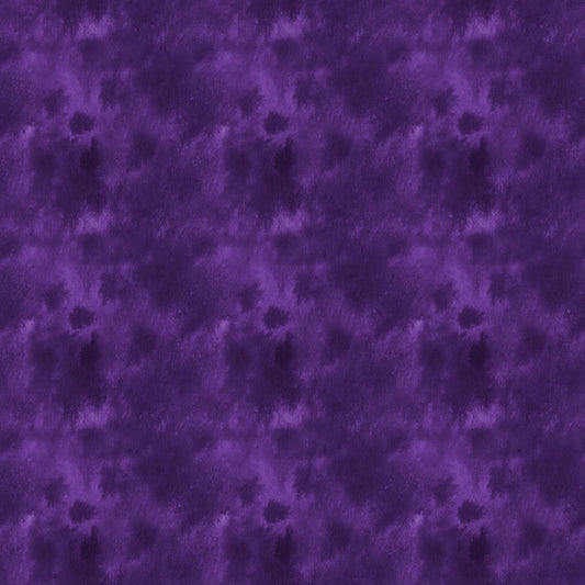 Celeste Collection Camelot - Watercolour Wash - Purple - Yardage