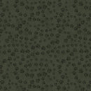 Merry Beary Dark Green Paw Print Trails 21240406-02 Fabric