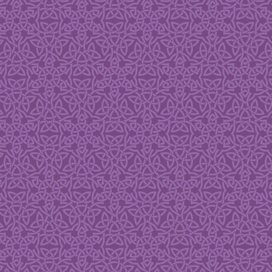 Celeste Collection Camelot - Celtic Knots - Purple - Yardage