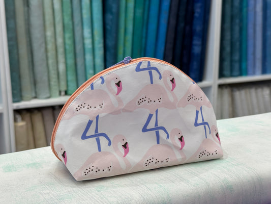 Taco Pouch Bag #21 - Flamingos