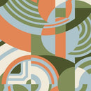 American Bold -Organic - Orange/Green Hoffman- Yardage