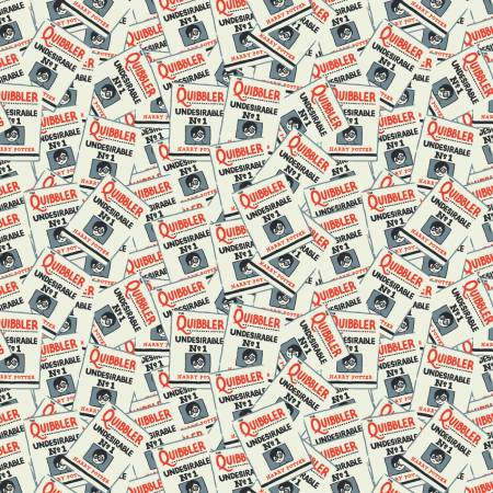 Harry Potter Arts and Crafts Quibbler Wanted Fabric