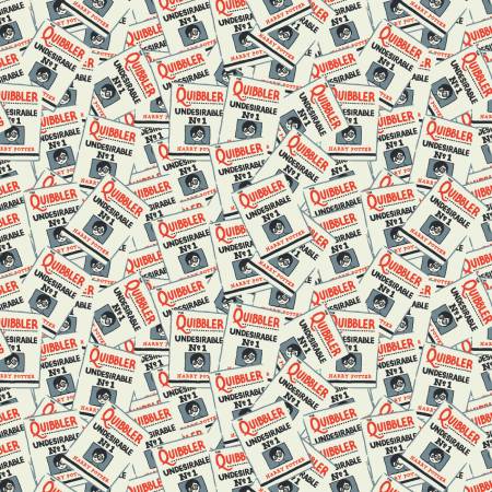 Harry Potter Arts and Crafts Quibbler Wanted Fabric