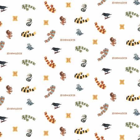 Harry Potter Arts and Crafts House Scarves Fabric
