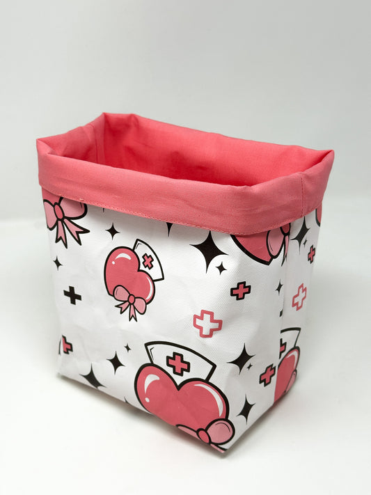 Tub Totes - Pink Heart Nurse #24