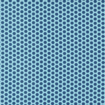 Berry Basket Blue Raspberry Honeycomb Fabric