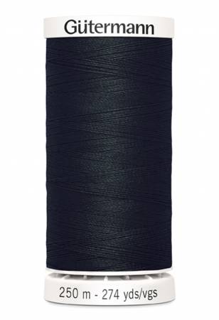 Gutermann - Polyester All Purpose Thread - 250 m/274 yds - #10 - Black