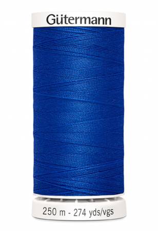 Gutermann - Polyester All Purpose Thread - 250 m/274 yds - #251 - Cobalt Blue