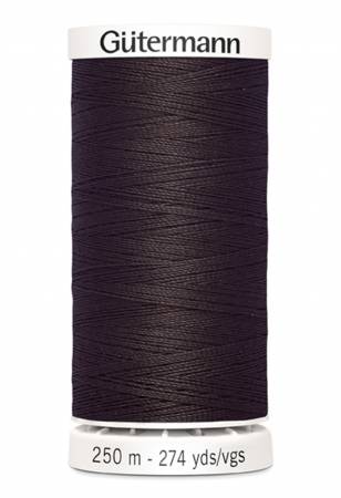Gutermann - Polyester All Purpose Thread - 250 m/274 yds - #593 - Seal Brown