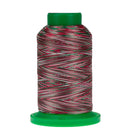 Isacord Variegated 1000m - Holly Berry Wreath Thread 2579-9864