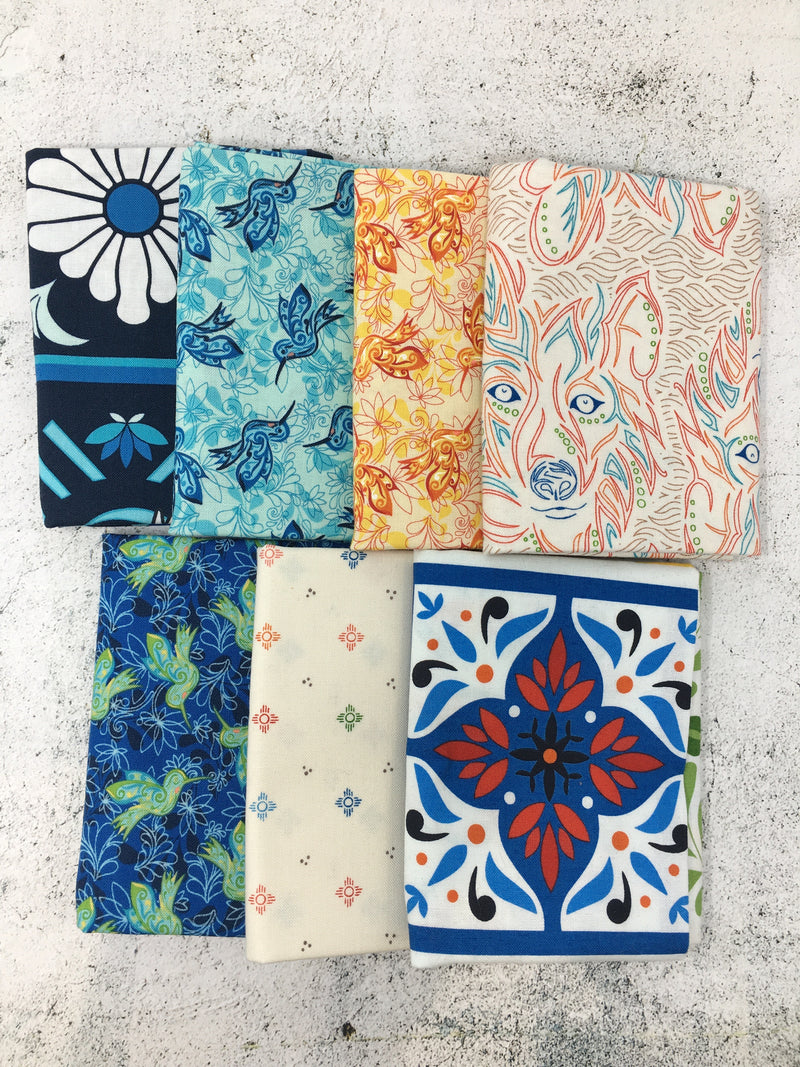 7 Fat Quarter Bundle 8456 - Single Special