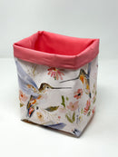Tub Totes - Watercolor Humming Birds