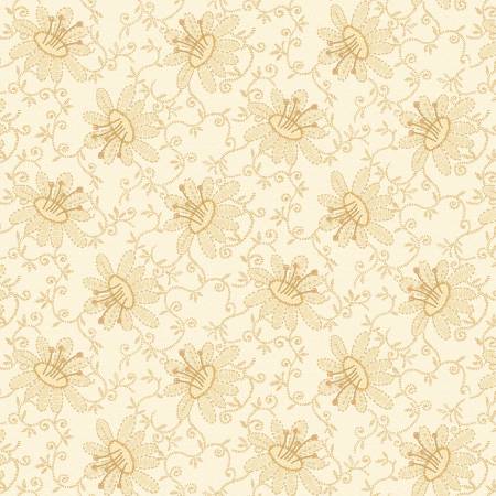 Linen Closet 2 Lacey Floral White Wash Fabric