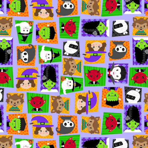 Little Monsters Trick or Treat Patch Yardage