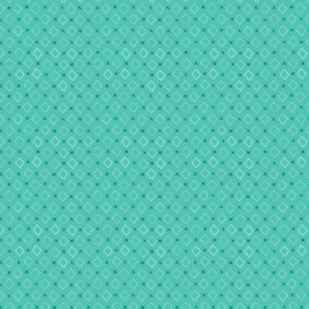 Cocoa Sweet Teal Diamonds All Over Yardage