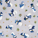 Let it Snow-Man! - Snowmen Toss - Gray - Yardage
