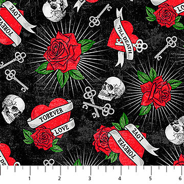 Till Death Us Do Part 28112-99 Black Fabric