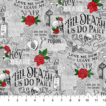 Till Death Us Do Part 28115-94 Gray Fabric