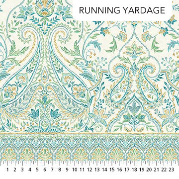 Mariposa - Full Width - Cream/Multi - Yardage