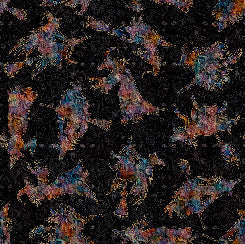 Wicked Witch Toss Black Fabric