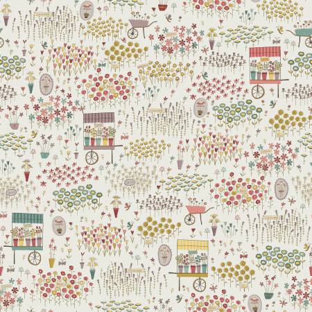 Market Garden Cream 2902 44 Yardage