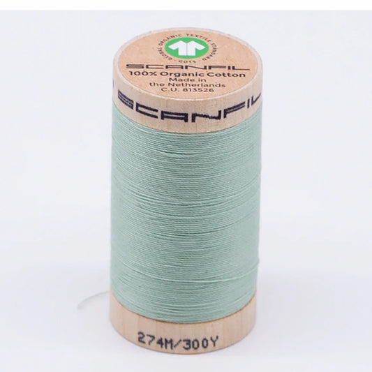 Scanfil Organic Cotton Thread 30/2 wt 300 yards Spray 4820