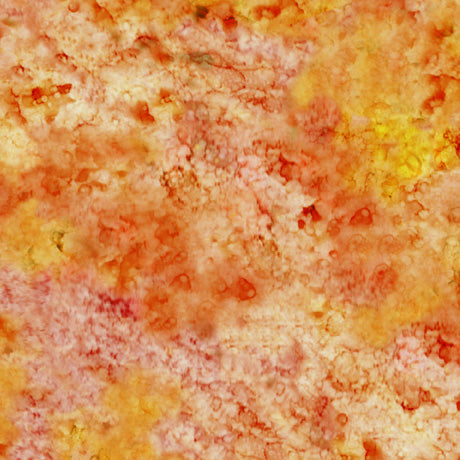 Windswept Orange Mottled Fabric