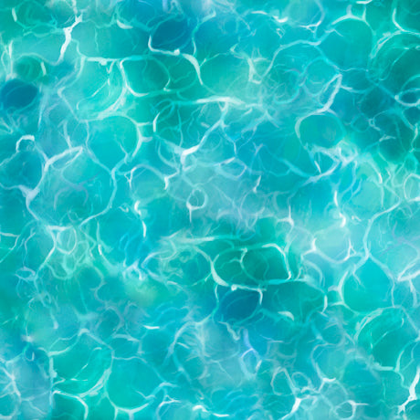 The Deep Turquoise Water Blender Yardage