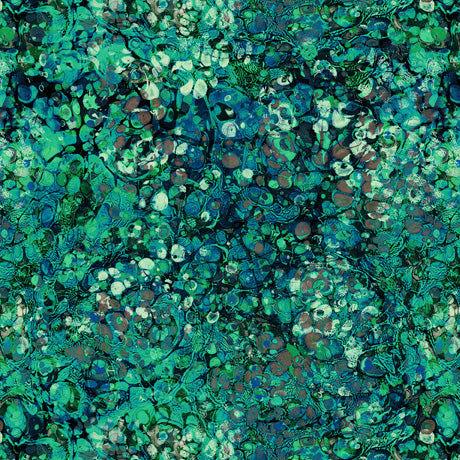 Dragon Fyre Dragon Scale Texture Teal Fabric