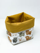 Tub Totes - Cute Highland Cows