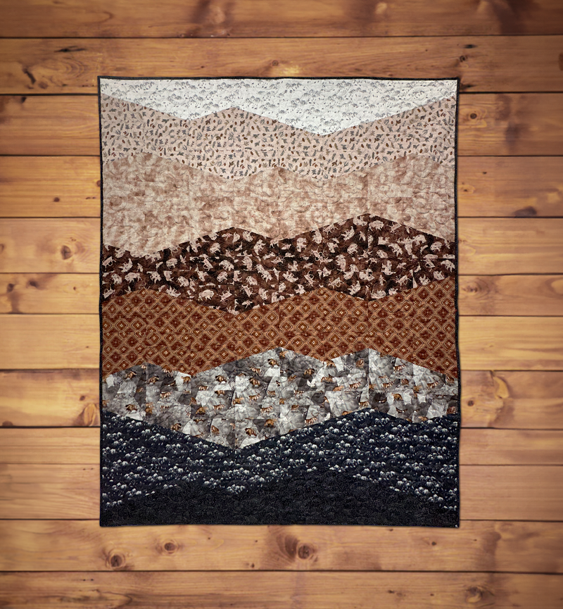 Mountains Calling Range 64" x 78" Quilt