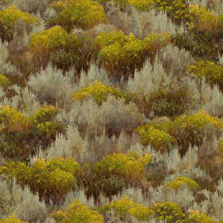 Wild Bison Grassland Fabric