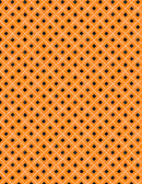 Midnight Hauntings Diamonds Orange Fabric