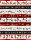 Merry Gnome-ments Repeating Stripe Multi Fabric