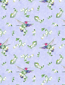 Floral Flutter - Lily of the Valley Toss - Purple - Yardage