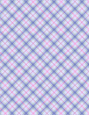 Floral Flutter - Plaid - Purple - Yardage