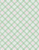 Floral Flutter - Plaid - Green - Yardage
