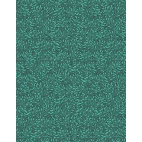 Whimsy by Wilmington Prints Dark Teal Yardage