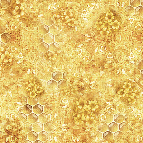 Queen Bee Honeycomb Blender Butter Fabric