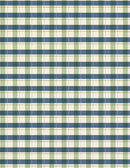 Evergreen Escape Plaid Navy/Green Fabric